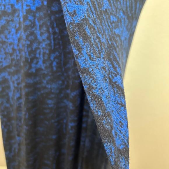 Helmut Lang viscose jersey abstract print maxi  boho skirt size L - Picture 5 of 9